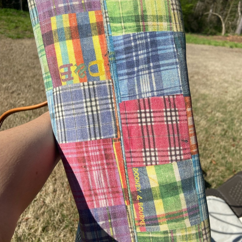 Dooney & Bourke Patchwork Plaid Multicolor Leathe… - image 9